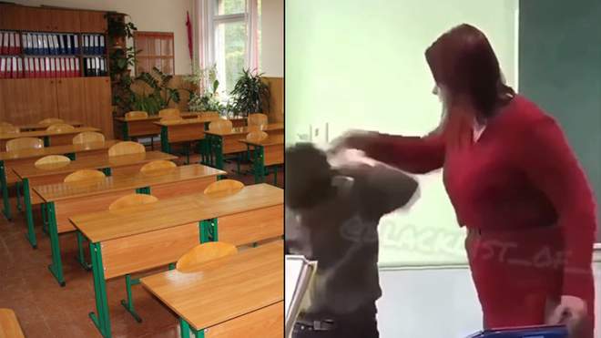 “Ти дивися на нього”: на Львівщині вчителька вдарила учня – шокуюче відео
